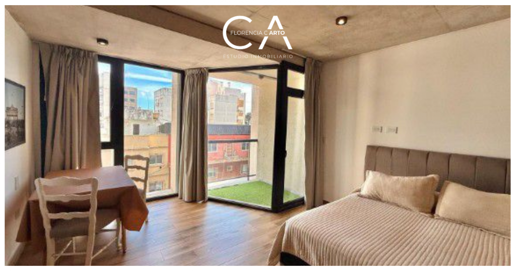 Moderno Monoambiente Con Balcon Y Terminaciones De Categoria - Bonjo 10